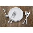 thumbnail image 2 of Cambridge Silversmiths Felicity Sand 20-Piece Flatware Silverware Set, Service for 4, Stainless Steel, Includes Forks/Knives/Spoons, Brushed Finish, 2 of 2