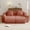 Red, variant on 39.37 Inch Modular Velvet Sofa with French Piping, Boneless 2-Seat Couch with Wide Armrests for Living Room, Apartment, Brown