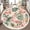 Color 4, variant on Washable Non Slip 3ft Round Rug, Watercolor Evergreen Pine Forest Misty Fog Landscape Circle Area Rugs with Tassels Carpet for Nursery Bedroom Living Room Playroom Tent rug Tent Castle
