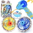 thumbnail image 2 of Juguete giratorio para niños, lanzador Manual de cuerda de tracción, giroscopio de Metal con luz fresca, juguetes para niños, regalos de cumpleaños, 2 of 4