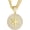 Golden-B, variant on Round star Hip-hop Cuban Chain, Rhinestone Pendant Necklace Jewelry For Men，Men's Fashion Jewelry