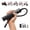 Black, variant on Woowind BP188 Portable Electric Bike Pump Tire Inflator Air Compressor, 120-150 Psi, Schrader Presta Dunlop Valves, for Bicycles