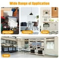 thumbnail image 4 of Costway 5-Tier Metal Storage Shelves 73" Garage Rack W/Adjustable Shelves Silver, 4 of 10