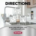 thumbnail image 6 of Weiman Stainless Steel Cleaner and Polish Aerosol Spray, Streak-Free Shine, No More Fingerprints - 17 fl oz (2 Pack), 6 of 8