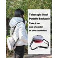 thumbnail image 3 of Tabouret Pliant Portable Amélioré avec Sac à Dos, Rétractable, 3 of 5