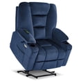 thumbnail image 5 of MCombo 27.2'' Extra Wide Seat Power Lift Recliner Chair for Short People, Fabric R7561 (Navy Blue, Small-Wide), 5 of 8