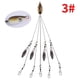 thumbnail image 1 of Señuelo de pesca con paraguas de 5 brazos Juego de cabeza de aparejo de Alabama con hilandero giratorio (3), 1 of 4