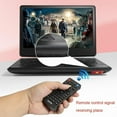 thumbnail image 6 of 17" Portable DVD Player with Headphones,14.1" Large HD Screen with Extra Carrying Bag,4-6 Hours Rechargeable Battery,Support HDMI IN/USB/AV-in/Out and Multiple Disc Formats,High Volume Speaker,Black, 6 of 6