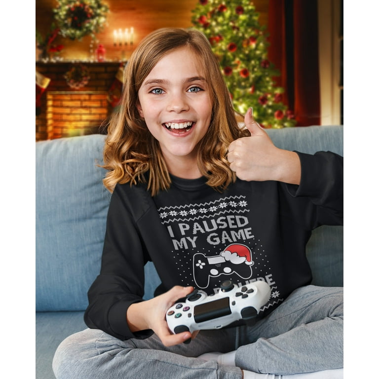 Christmas Controller Shirt Xmas Video Games Lover Gift Santa 