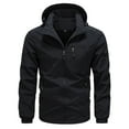 thumbnail image 3 of Abrigo de caza para hombre, chaqueta de béisbol para hombre, abrigo informal con capucha, abrigo deportivo militar europeo para escalada en campo, prendas de vestir finas, Casaco Masculino, 3 of 4