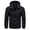 Black, variant on Siilsaa Men Jackets Lightweight Jackets Casual Windbreaker Stylish Light Golf Full Zip Up with Hoodie Green,4XL