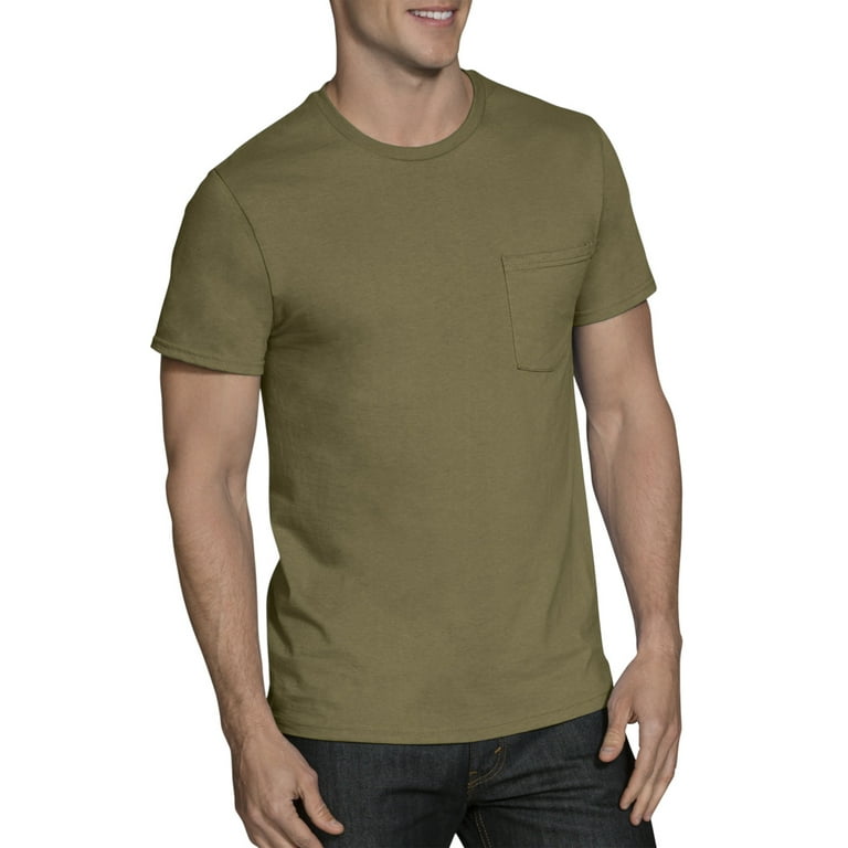 Fruit of the Loom Men's Fashion Pocket T-Shirts