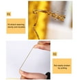 thumbnail image 3 of Rolls Metallic Elastic Cords Stretch Cord Ribbon Metallic Tinsel Cord Rope for Craft Making Gift Wrapping (1.5mm*100m/Roll), 3 of 6
