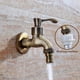 thumbnail image 3 of Grifo sólido para lavadora con grifo de agua de una sola cruz para lavadora Bronce, 3 of 9