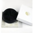 thumbnail image 2 of Wazakura Ikebana Kenzan Round - 3-1/4" Black Made in Japan, 2 of 5