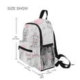 thumbnail image 3 of FORMRS School Backpack with Front Zippered Pocket 12" Student Travel Daypack, Cartoon Elephant, 3 of 6