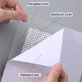 thumbnail image 3 of 6 Sheets Wall Repair Patch Square Aluminum Drywall Repair Large Hole Patch Cover with Self-Adhesive Mesh Metal Quickly Repair for Ceiling Plaster Wall Holes 7.87x7.87 Inch, 3 of 7