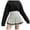 White, variant on Landzoo Fashion Women Plaid Pleated A Line Skirt Burnout High Waist Short Skirt Comfortable Casual Women's Skirt