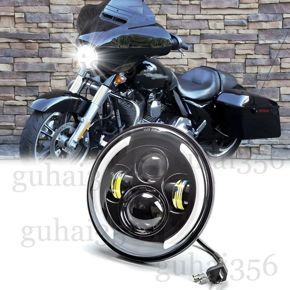 7" inch LED Headlight Halo Projector for Harley Street Glide Special FLHXS FLHX