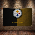 thumbnail image 5 of Bandera publicitaria Cerveza de los Pittsburgh Steelers Decoración de garaje Banderas y pancartas decorativas Decoraciones para exteriores Pavo en Fallout, 5 of 5
