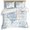 Blue, variant on Red Orange Grey Coral Coastal Duvet Cover Set, Summer Beach Seaside Nautical Soft Duvet Cover Twin Size Bedding Set 4 Pieces, 1 Quiltcover and 2 Pillowcases with Zipper, 1 Bed Sheet for All Seasons