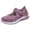 Purple, variant on CHICVOMEY Comfortable Women's Sneakers Lightweight Hook‑and‑Loop Mary Jane Shoes Breathable Mesh Walking Shoes Ideal for Daily Wear & Walking