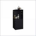thumbnail image 5 of Corner Bar Cabinet with Wine Storage, Open Shelves & Hidden Storage | Modern Black | Particle Board, 5 of 8