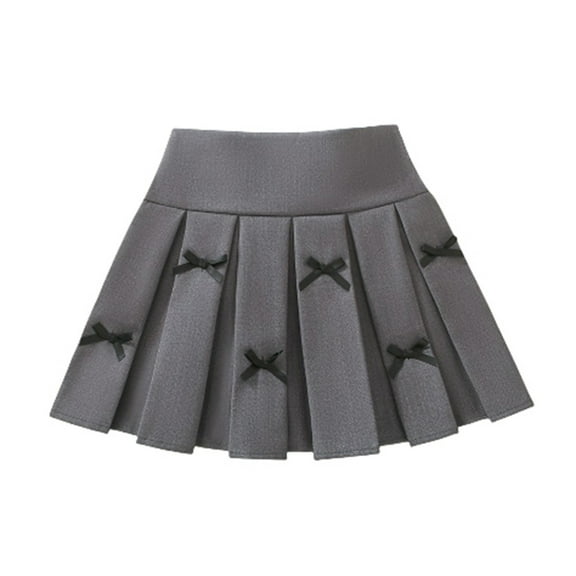 MEZZALL Girls Skirts Pleated Skirts For Girls Outdoor School Casual Summer Wear For 3-11 Soft Comfortable Fit Graphic Skirts For Everyday Toddler Daily Wear Holiday / 6-7 Years