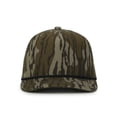 thumbnail image 2 of Outdoor Cap OC551CAMO Perforated Camo 5-Panel Cap-Mossy-Oak®-Original-Bottomland®-Black-Cord, 2 of 8