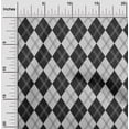 thumbnail image 2 of oneOone Polyester Spandex Black Fabric Check Argyle Sewing Craft Projects Fabric Prints By Yard 56 Inch Wide, 2 of 4