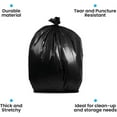 thumbnail image 4 of PlasticMill 12-16 Gallon, Black, 0.8 Mil, 24x32, 500 Bags/Case, Garbage Bags / Trash Can Liners., 4 of 8