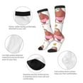 thumbnail image 6 of Fotbe Sloth with Donuts1 print Women's Men's Novelty Crew Socks Cotton Socks Knee High Socks for Walking,Running,Nurses,Pregnancy, 6 of 9
