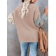 thumbnail image 4 of Jersey Pink Queen con hombros descubiertos Batwing Apricot para mujer, 4 of 6