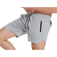 thumbnail image 2 of Men Casual Sports Shorts  Quick-drying Solid Color Running Training Fitness Short Pants with Pockets, 2 of 6