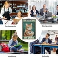 thumbnail image 3 of Cute Clipboard with Designs ​Wood A4 Letter Size Hardboard Office Clipboards, Retractable Hole for Hanging Decorative Clip Board - Cat Funny Saying, Gift for Friends, Christmas 12.5"x9", 3 of 6