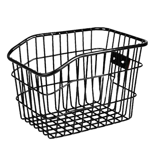 Cesta portátil para bicicleta, contenedor universal para colgar en el manillar delantero, duradera con reflector