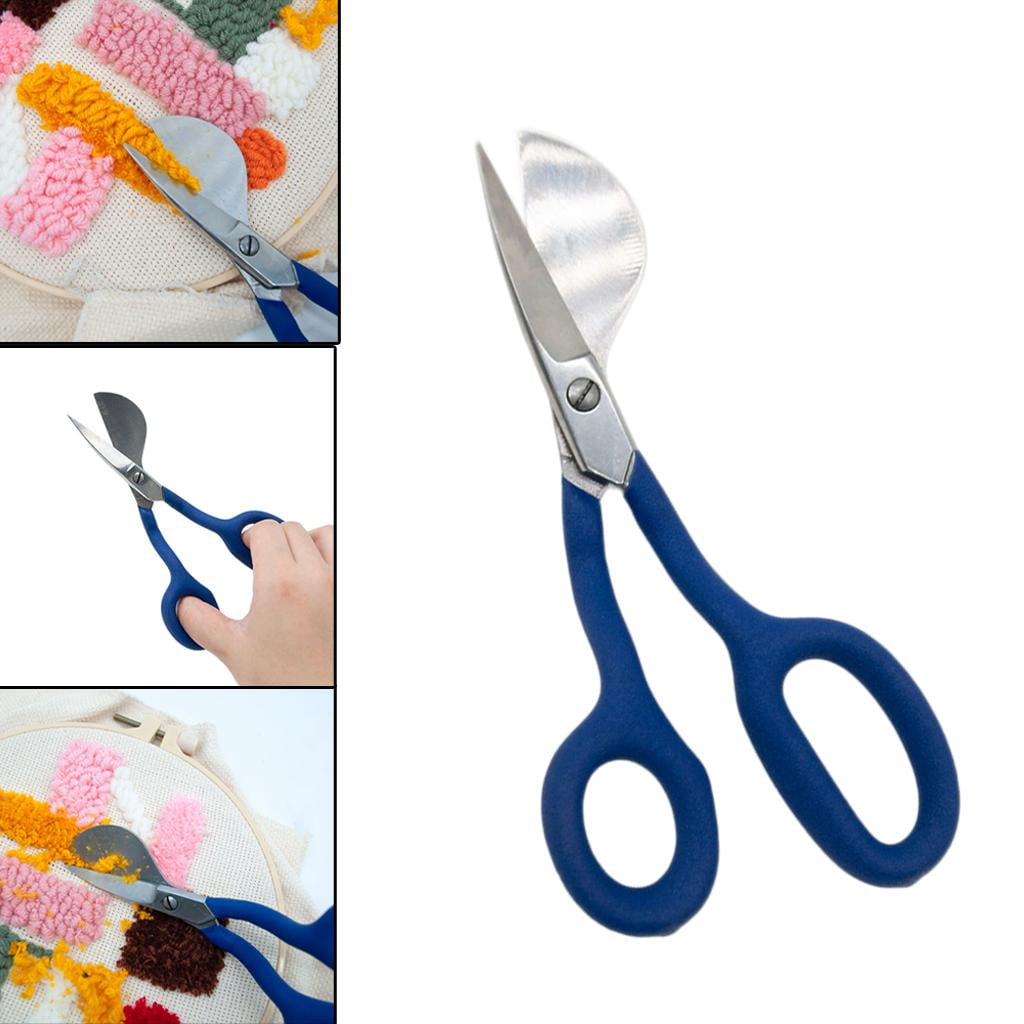FVDPWYE Embroidery Embroidery Scissors 7" Paddle Shaped Blade Shears Duckbill Knife Edge