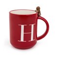 thumbnail image 2 of Tasses monogrammées en céramique Holiday Times - H, 2 of 3