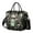 Black-39, variant on Green Frog and Forest Print Insulated Lunch Tote, Large Leakproof Lunch Box Cooler with Cute Nature Patterns, Perfect for Work, School, or Picnic