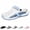 Blue, variant on Men's and Women's Cloud Cushion Slip On Shoes, Breathable Summer Sneakers with Thick Non Slip Sole, Lightweight Garden Sandals for Outdoor Walking and Casual Wear