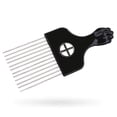 thumbnail image 1 of Hair Pick, Metal Pick Comb, Detangle Wig Braid Hair Styling Comb, Hair Comb Pick(1 pack), 1 of 9