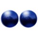 thumbnail image 1 of Uxcell 2 Pcs Gazing Ball 4 Inch 100mm Polished Hollow Ball, Stainless Steel Gazing Globe Mirror Ball, Dark Blue, 1 of 1