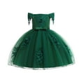 thumbnail image 1 of Robes Formelles pour Filles 3-12 Ans Robes de Concours de Fleurs pour Filles Robe de Princesse, 1 of 5