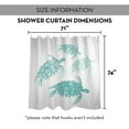 thumbnail image 7 of Creative Products Sea Turtle Team 4 71x74 Shower Curtain, 7 of 7