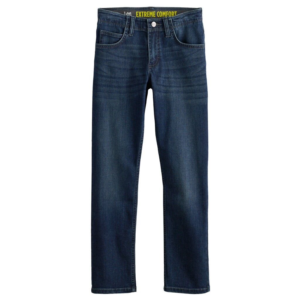 Lee Boys Xtreme Comfort Straight Tapered Jeans, Sizes 4-18 & Husky ...