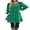 Green, variant on Sociala Women's Fall Winter Dresses Long Sleeve Swing Dress with Pockets Buttons Side
