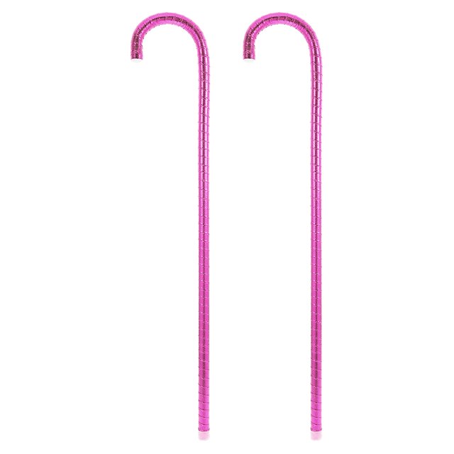 Bastón de baile para niños, muleta de actuación de baile, accesorios decorativos de Jazz, accesorio de bastón para danza del vientre, 2 uds.