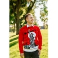 thumbnail image 4 of Socal Look Men's Ugly Christmas Sweater, Long Sleeve Crew Neck Acrylic Holiday Pullover, XL, 4 of 13