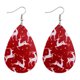 thumbnail image 1 of Pendientes para mujer, regalos para mujer, pendientes navideños de piel sintética, pendientes colgantes con forma de lágrima, pendientes de animales., 1 of 3