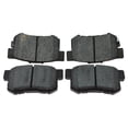 thumbnail image 6 of TRQ Front and Rear Performance Brake Pad & Rotor Kit Brake Pads Brake Rotors Set Semi-Metallic Premium G-Coated Fits Select 2003-2007 Honda Accord, 6 of 7